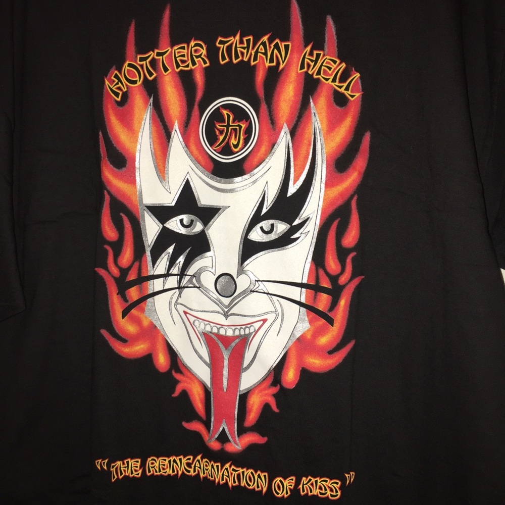 Vintage kiss concert shirt rare 2001 double sided new without tags